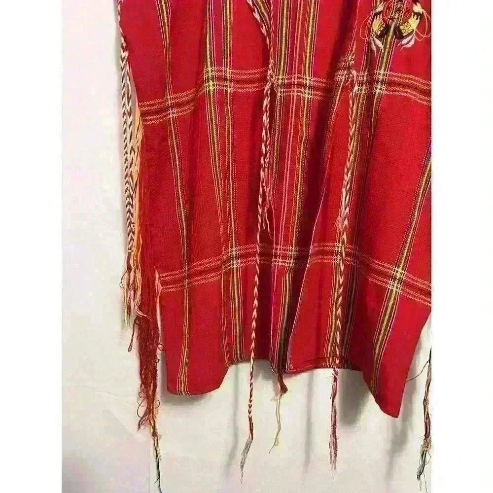 Thailand Karen Tribe Woven Vest Vintage Burma Chin Tribal Attire 0063 - Picture 5 of 9